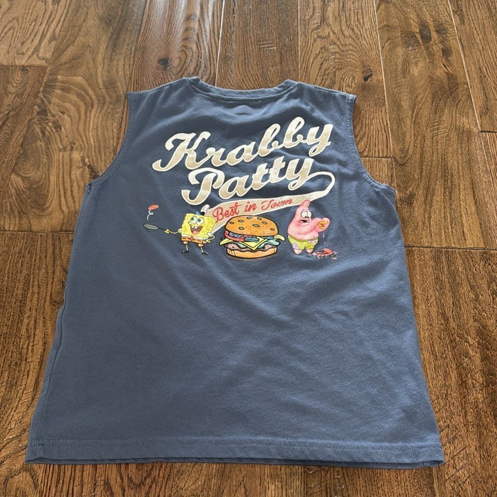 Abercrombie SpongeBob sleeveless shirt. Sz 9/10